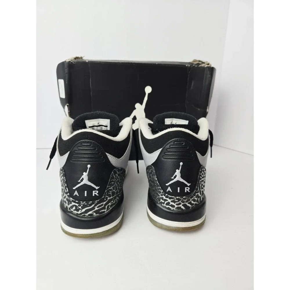 Nike Air Jordan 3 Retro‎ BG 6.5 youth grey silver